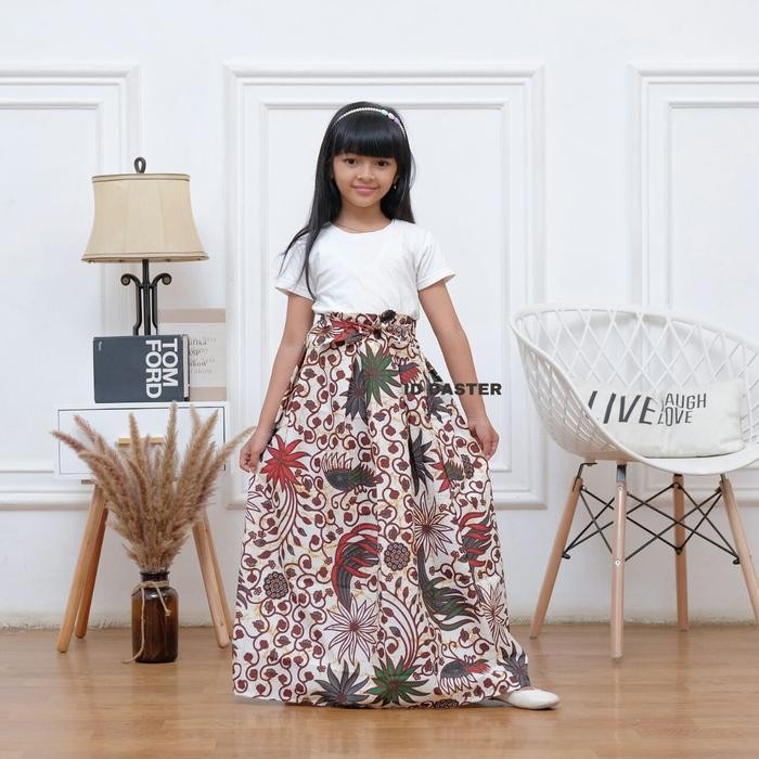 (Good) Rok Batik Anak Panjang Perempuan SD