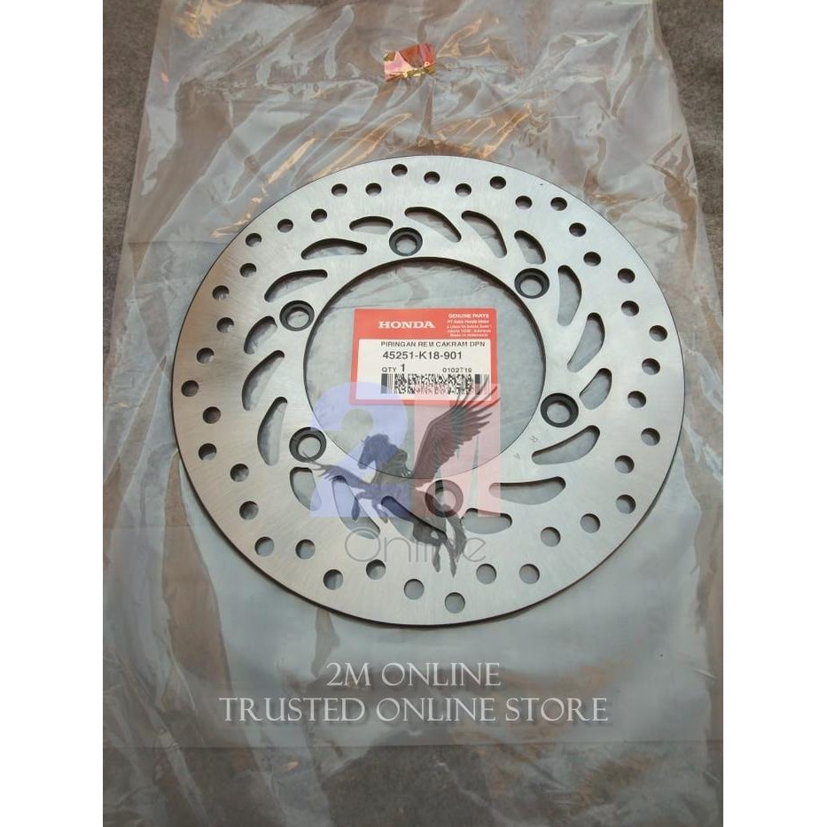 Disk Piringan Cakram Depan Verza Ori Ahm 45251-K18-901
