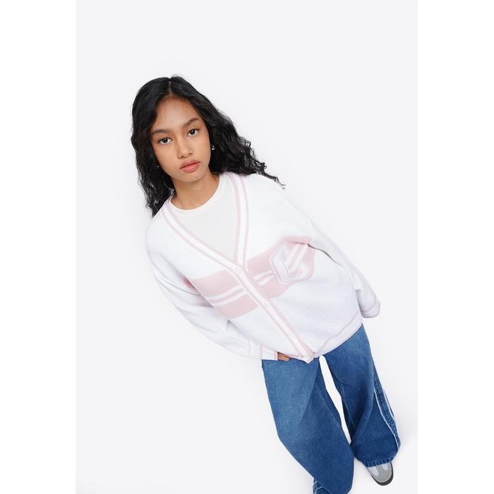 COLORBOX Logo Varsity Cardigan I-COGKEY225H096 Multicolor