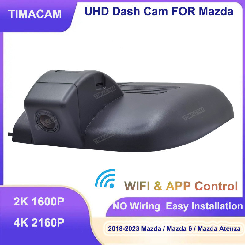 4K 2160P Car DVR Video Recorder Front and Rear Dash Cam For Mazda