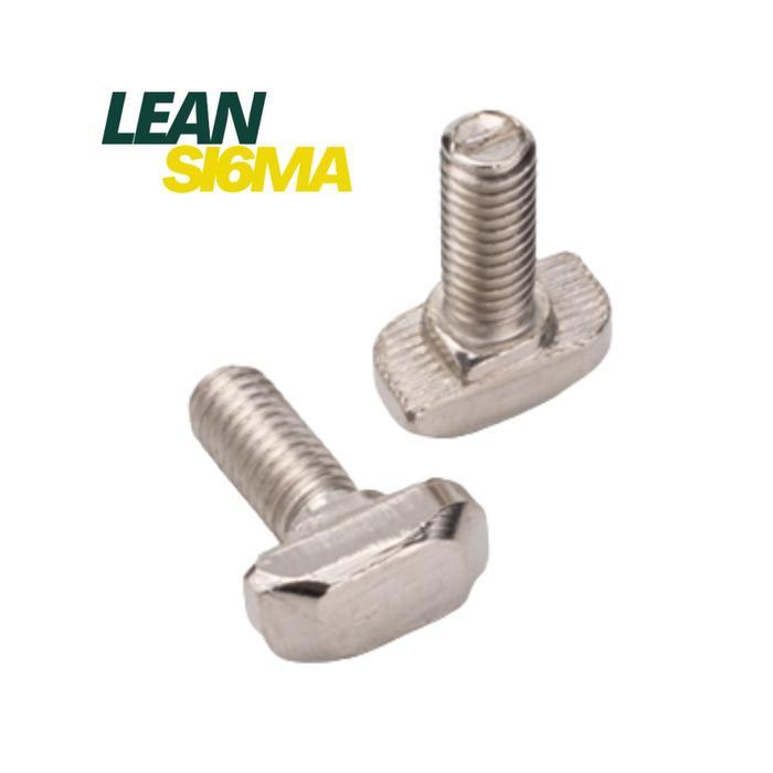 (ORIGINAL) (COD) T BOLT HAMMER SCREW ALUMINIUM PROFILE M6 -HARYADSGLOBAL