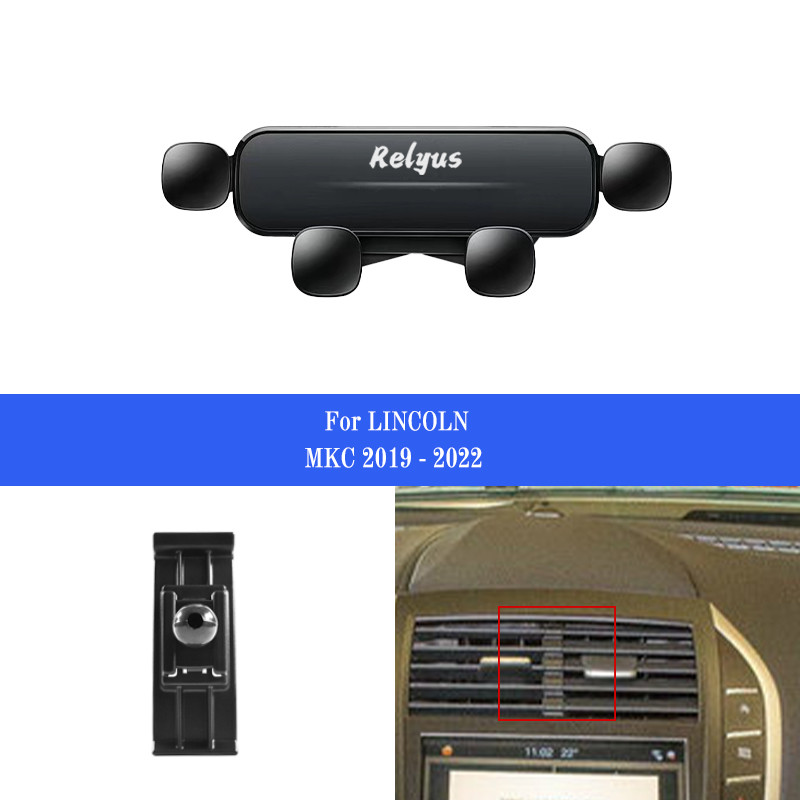 Car Mobile Phone Holder for Lincoln MKC 2019-2022 Smartphone Air Vent
