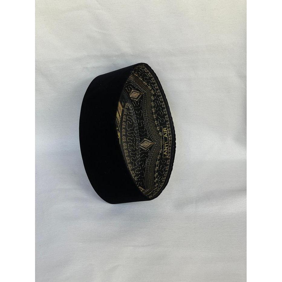 - Peci Kualitas Premium - Peci Hitam Ukuran 1-10, Peci Kain Bludru, Songkok Nasional, Busana