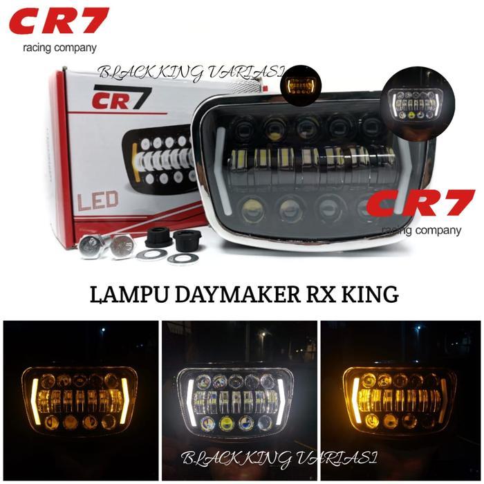 Lampu Daymaker Rx King New Headlamp Daymaker Rx King Oval Lampu Depan Rx King 16 Mata Led Cr7 Rx