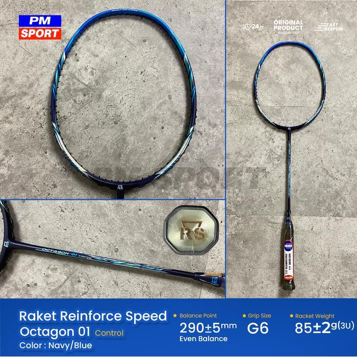 Raket Badminton Bulutangkis RS Reinforce Speed Octagon 01 Control Best Quality
