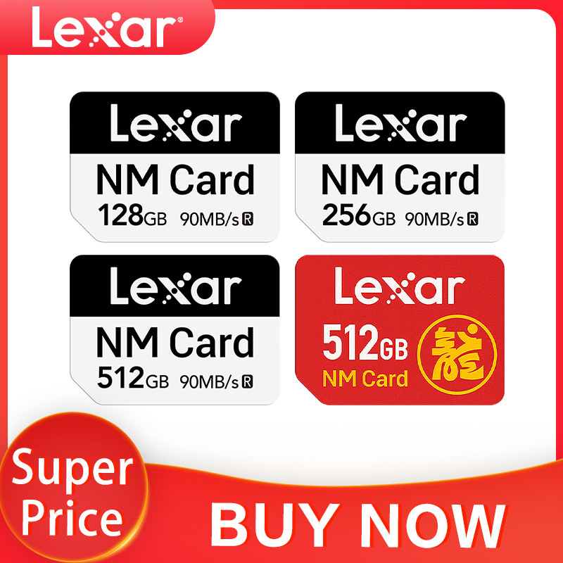 FLASH SALE    100% Original Lexar NM Card Memory Card 128GB 256GB 512GB Reading Speed Up To 90MB/s N