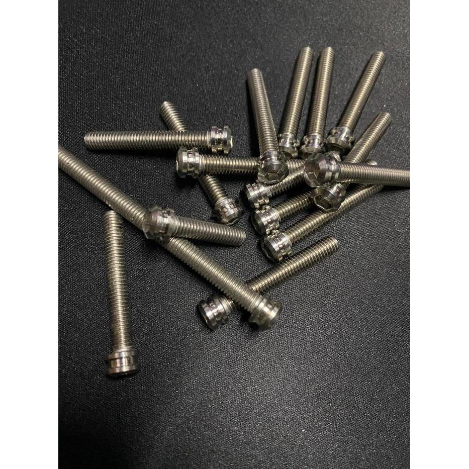 Palinglaris- Baut Cvt Beat Karbu Stenlles Anti Karat Stenlles Custome Titanium