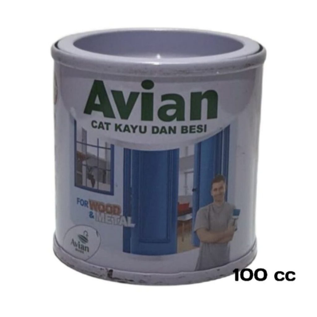 cat avian besi dan kayu 100ml 100 cc