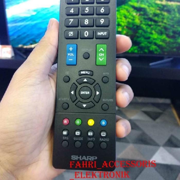Remot TV sharp LCD LED TV Analog Digital DVBT2