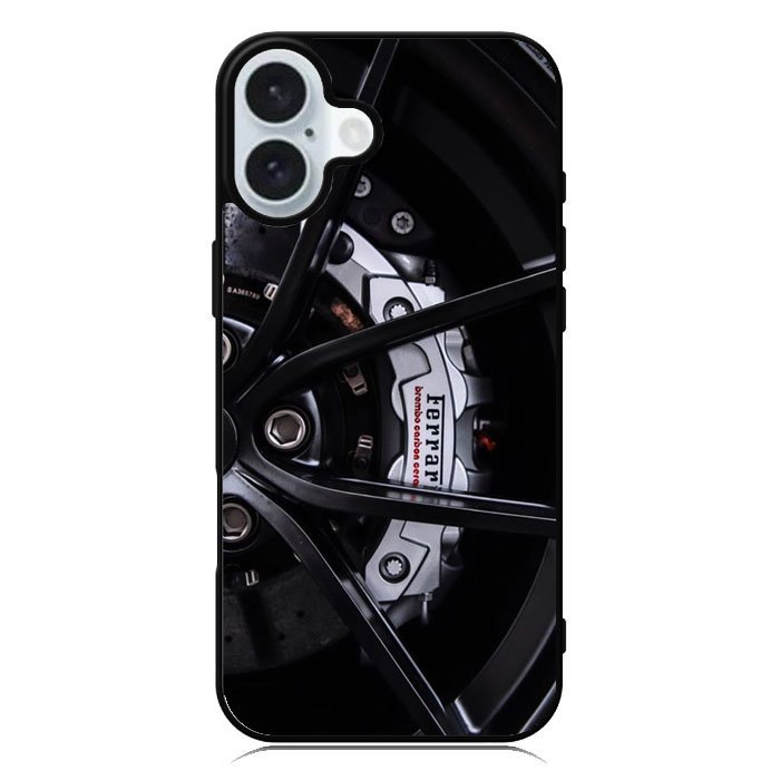 Ferrari Wheel – Carbon Dream Speed CN0057 Casing Custom iPhone 17 16 16e 15 14 13 12 11 Pro Max Plus