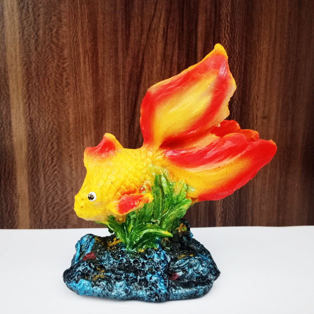 Hiasan aqaurium fiber ikan mas koki