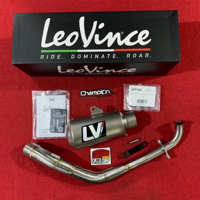 DISKON Knalpot Leovince LV 10 LV10 Stainless Italy New N 2020-2023 READY STOCK