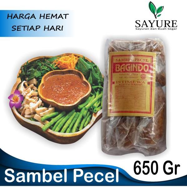 Promo Sambel Pecel Bumbu Pecel Bagindo 650 Gr Ready