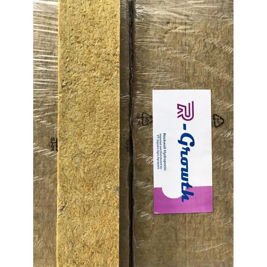 Rockwool R-Growth 1 Slab Media Tanam CHEMICAL Binder Hidroponik