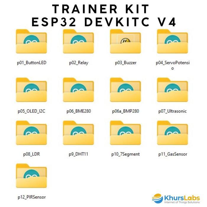 [READY] TRAINER KIT ESP32 IOT - PRAKTIKUM KIT PEMBELAJARAN PEMBUATAN PROYEK PEMROGRAMAN IOT