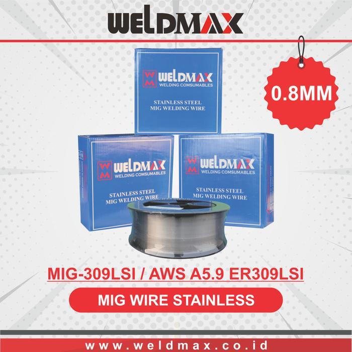 Kawat Las MIG SUS309 diameter 0.8. KAWAT LAS MIG 309