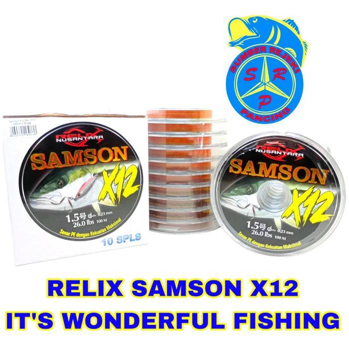 Senar Pe Relix Nusantara Samson x12 100m Conecting