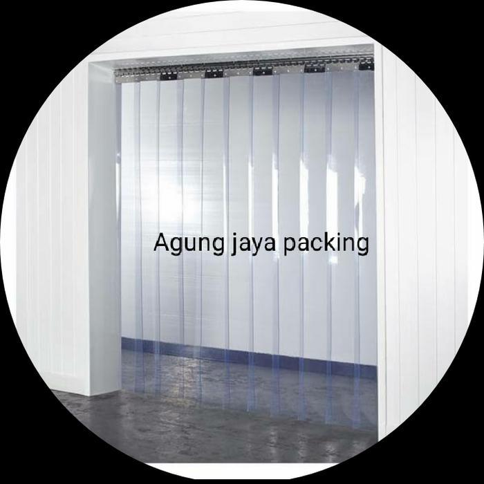 Tirai pintu pvc / pvc curtain bening