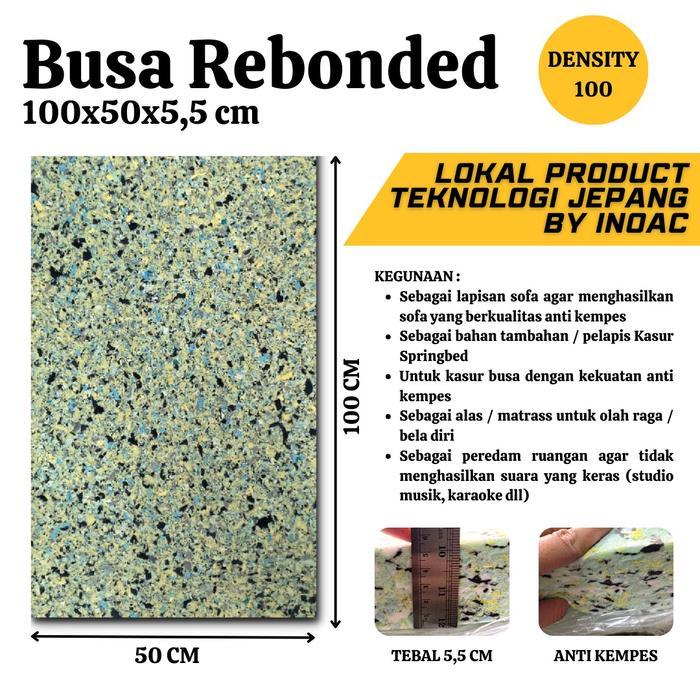 Busa Rebounded, Busa Rebonit 100 -Busa Rebonit Padat ukuran 100x50x5,5