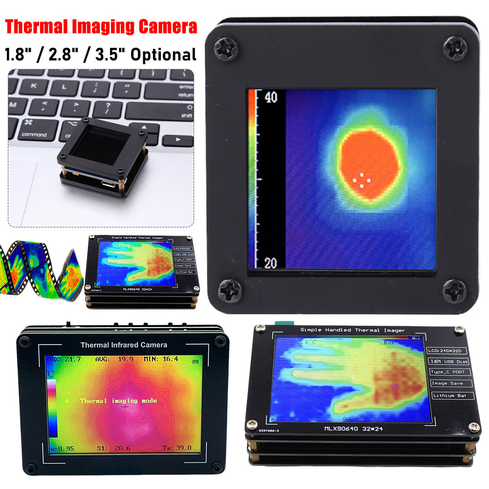 Thermal Imaging Camera Handheld LCD Display Thermal Camera Thermograph Temperature Camera USB