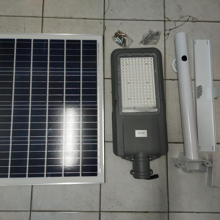 lampu jalan solar panel 1000 watt 1000w lampu PJU panel surya 1000w