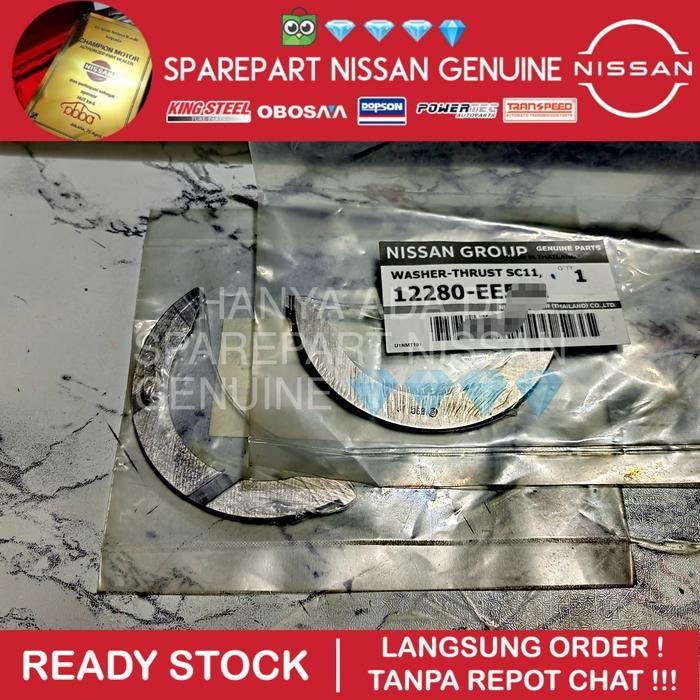 March K13 1.2 / 1.5 Hr12 Hr15 Metal Bulan Washer Thrus 100% Ori Nissan Code Pts137