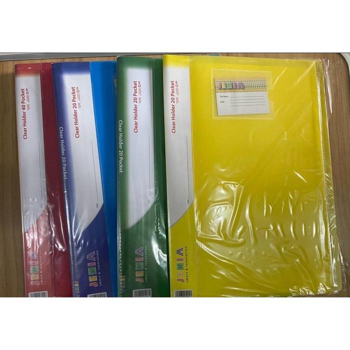 MAP MURAH MAP CLEAR HOLDER FOLIO 20 POCKET