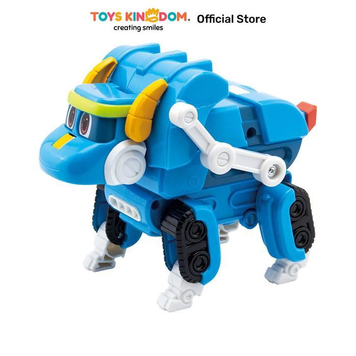 Ada Stok Toys Kingdom Gogodino Robot Tomo Series3 - Biru Mainan Dinosaurus Transformasi Figure