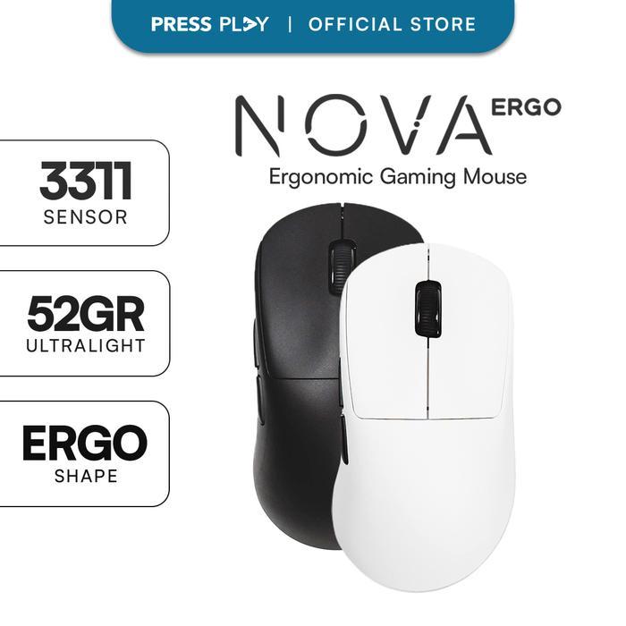 Terlaris Press Play Nova Ergo 3311 Wireless Gaming Mouse