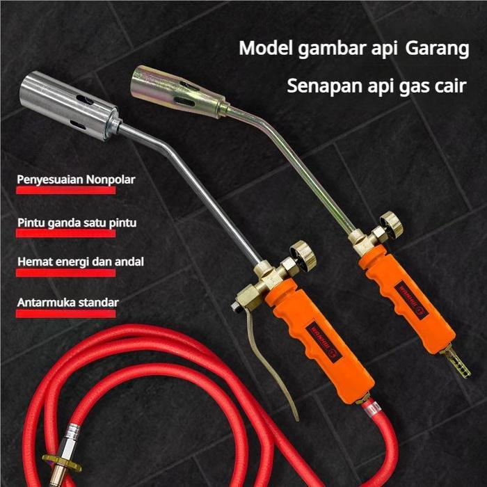 Obor Api Semprotan Gas Cair 35mm Pengapian Piezo, Cocok sebagai Aksesoris Las