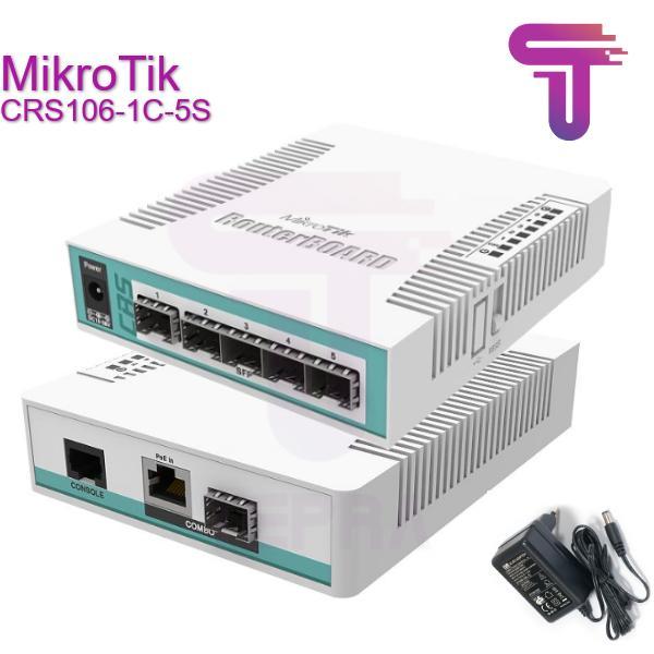 Mikrotik Crs 106 1C 5S Crs106-1C-5S Terlaris