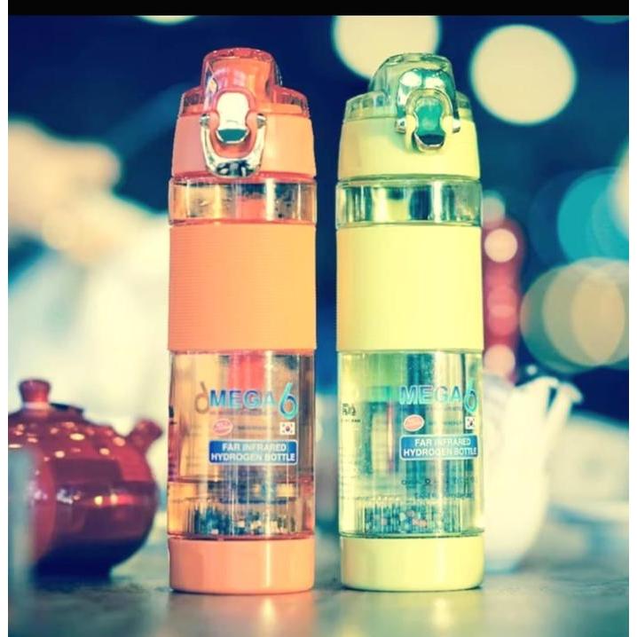 BOTOL MINUM MEGA 6 Far Infrared Hydrogen Water 600ml SINGLE