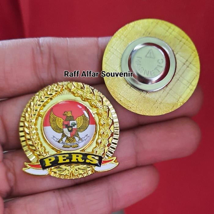 PIN PERS LOGO GARUDA PIN WARTAWAN