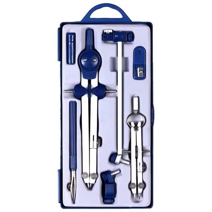Jangka Set Logam Besar Teknik Alpha Ziegel Graph Drafting Kits