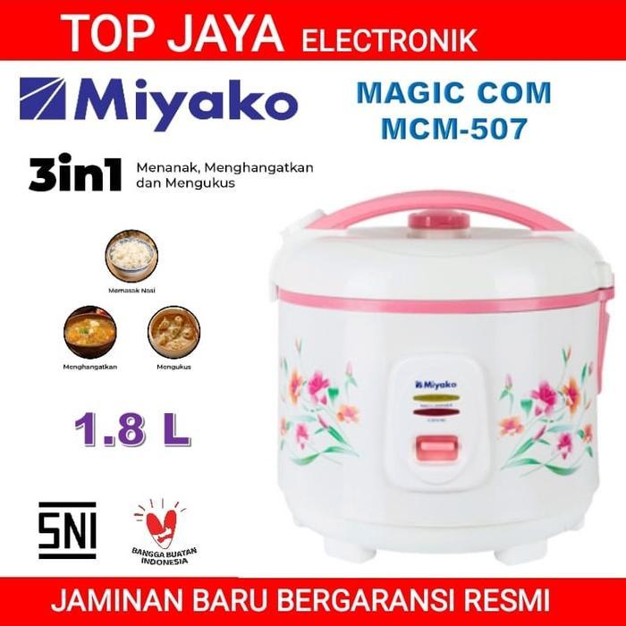 BERKUALITAS MAGIC COM 1,8 LITER MIYAKO MCM-507/MIYAKO MAGIC COM 1,8 LITER BERGARANSI RESMI