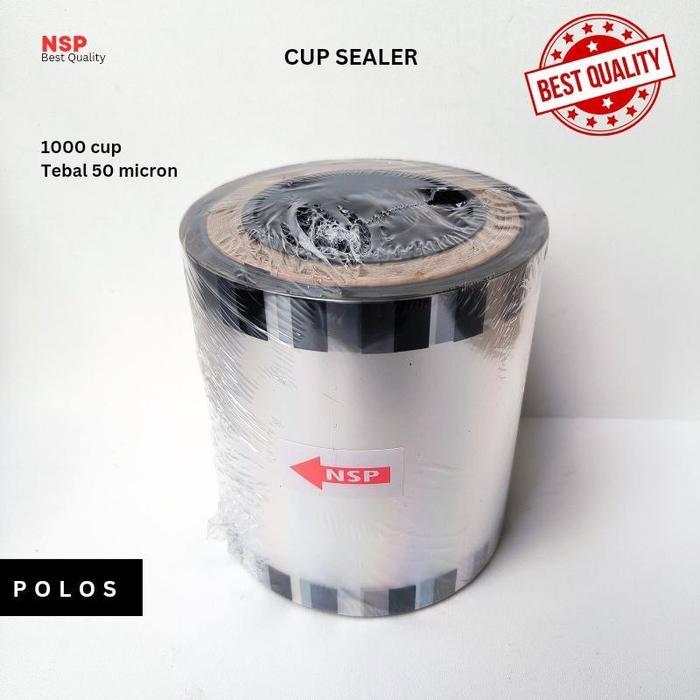 NSP Cup Sealer Minuman Cup Kekinian 1000 cup Tebal 50micron Plastik Refill Sealer Cup Gelas