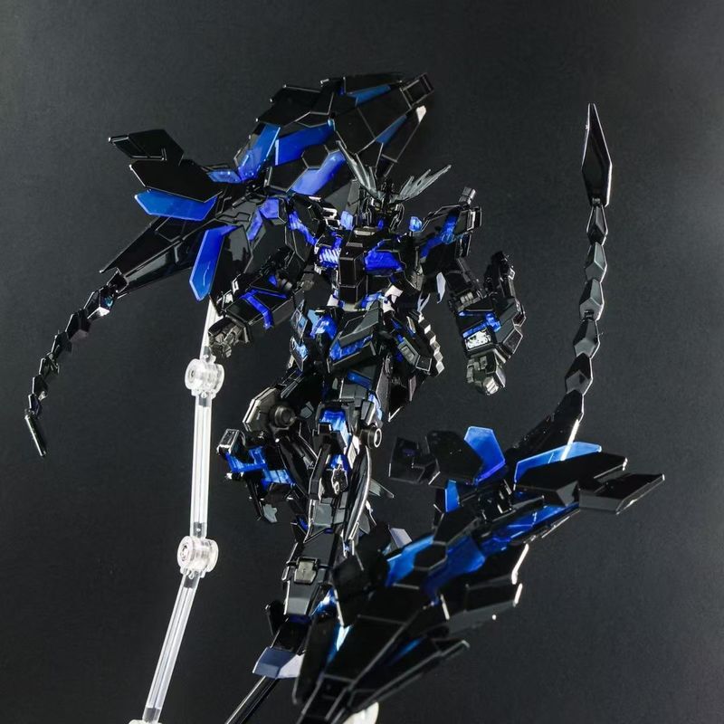 2025 New Hg 1/144 Unicorn 03 Phenex Rx-0 Phoenix Rc Type Electroplated Silver Mech Assembly Model