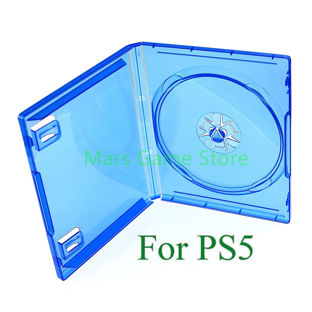 10PCS For Playstation PS2 PS3 PS4 PS5 Game CD Protective Box DVD Discs Storage Box Double-sided