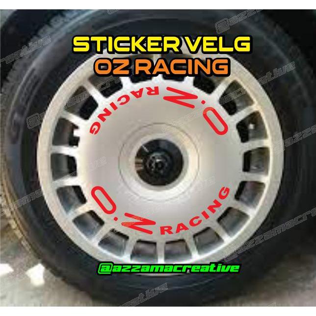 DISKON STICKER VELG MOBIL OZ RACING