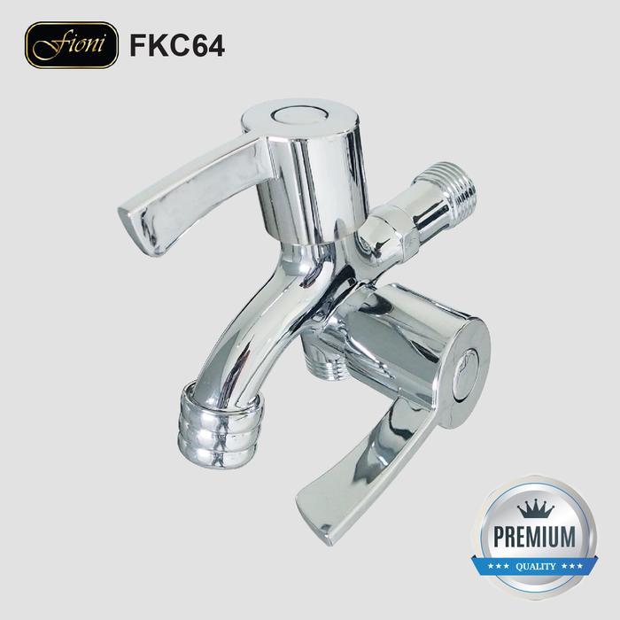 Toto - Kran Cabang / Kran Tembok / Kran Air Black - Fkc64 Black