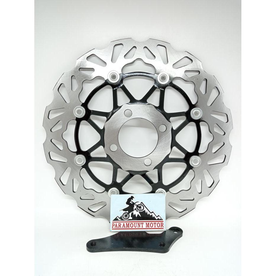 Piringan Cakram Lebar Karisma / Supra 125 / Revo Lama Model Psm Black