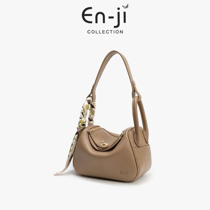 Troy Collection - Enji Tas Selempang Wanita Aesthetic Naera Shoulder Bag Khaki Slingbag