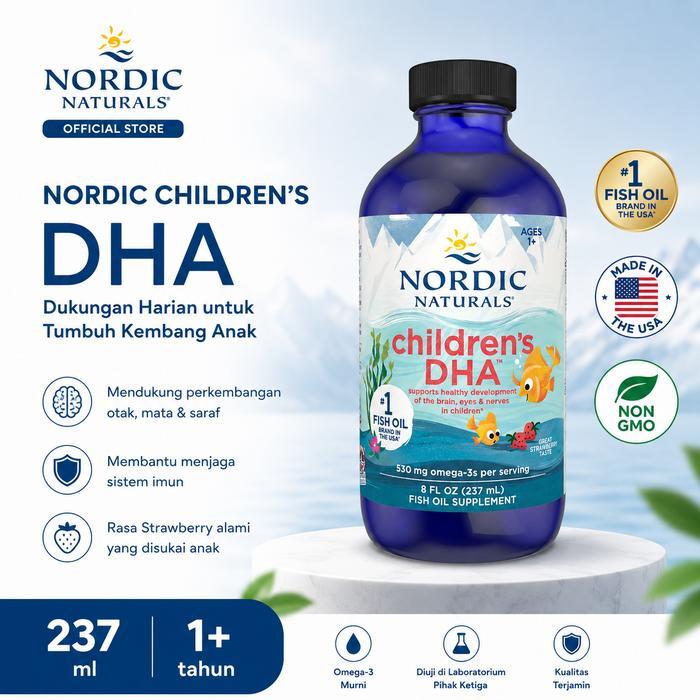 Original Nordic Naturals Children's DHA - Sirup Suplemen Anak
