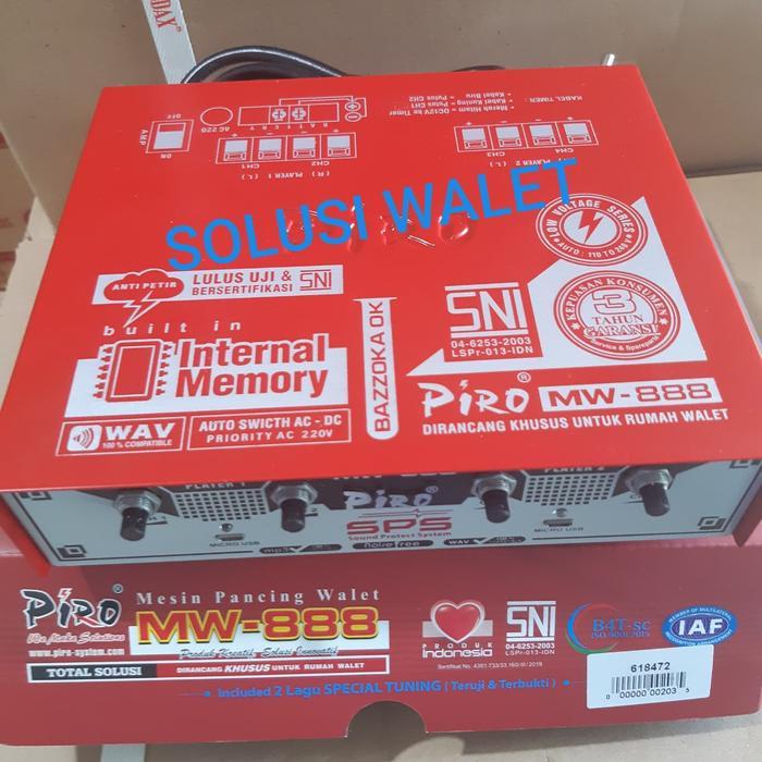Ampli Walet Piro MW 888 anti petir termasuk suara walet