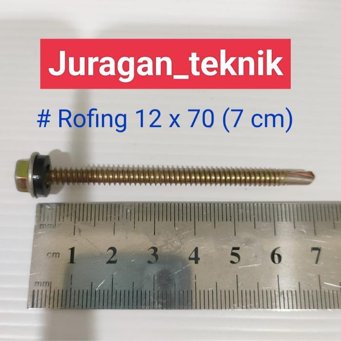 ROFING 7 CM / BAUT ROOFING 7 CM ( PANJANG 7 CM )