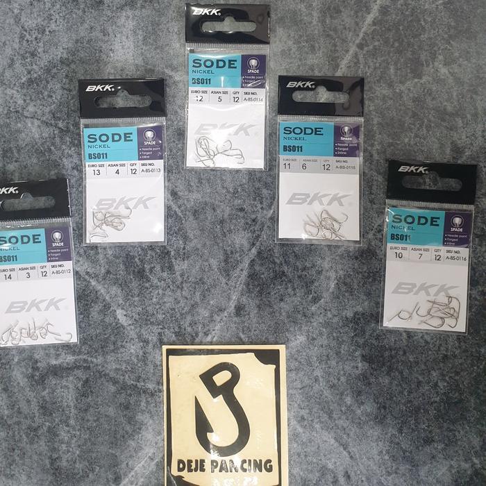 Mata Kail Pancing Bkk Sode Diamond Flat Tanpa Lubang