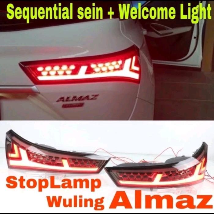 Stoplamp wuling almaz squential led