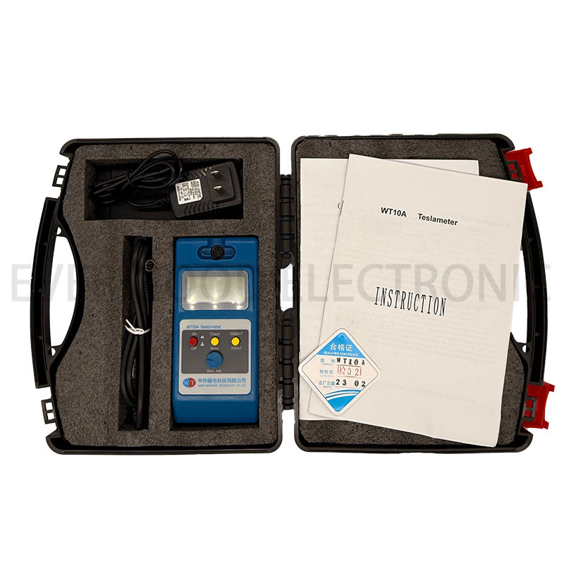 WT-10A GAUSSMETER TESLA METER WT10A FLUXMETER SURFACE MAGNETIC FIELD TESTER