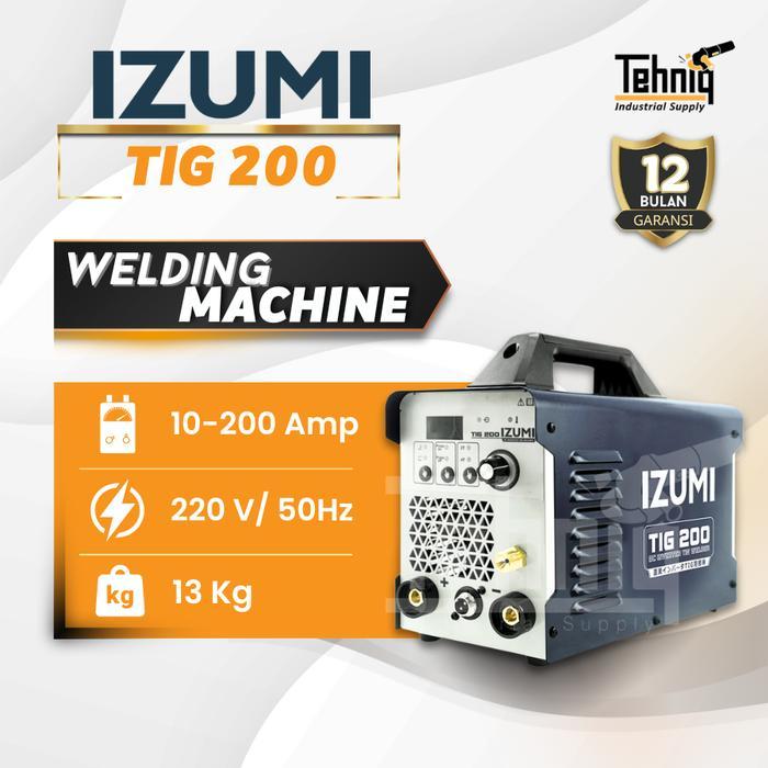 NLG TIG 200P Mesin Las Stainless / Izumi TIG 200 Mesin Las - Izumi TIG 200