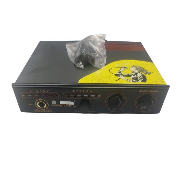 Rs-Psp Car Stereo Audio Booster 1000 Watt Dengan Kontrol Bass Treble Dan Saklar On Off Power Untuk